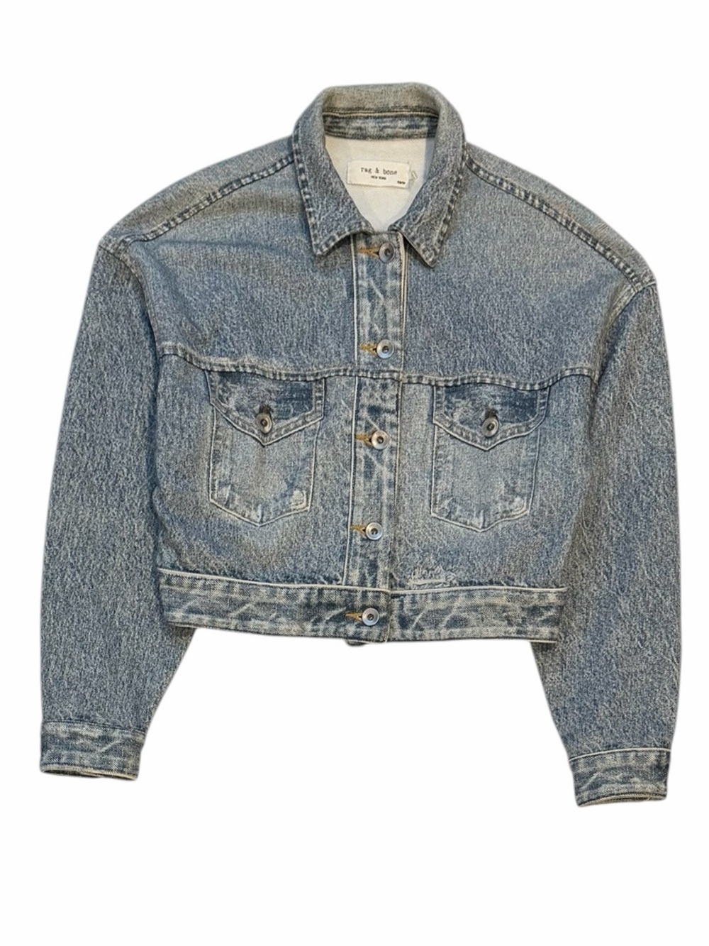 Rag & Bone Miramar Classic Cropped Trucker Jacket